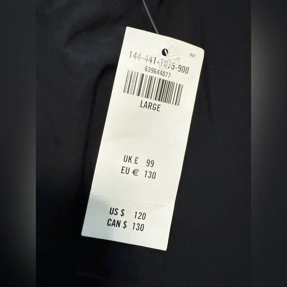 Abercrombie Fitch Black Long Sleeve Open Front Blazer Jacket Womens Size L - Picture 8 of 9